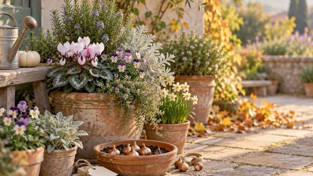 flowering pots
